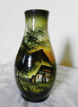 Vase aus Porzellan - Majolika - 1930
