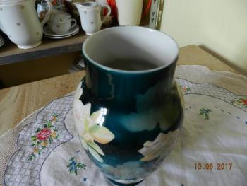 Porzellan Vase - weißes Porzellan - 1900