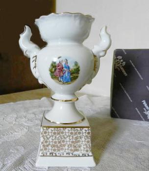 Vase aus Porzellan - weißes Porzellan - 1960