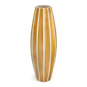 Pavel Jank: Vase konvex groe goldene Streifen