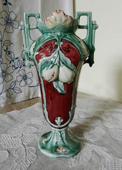 Vase aus Porzellan - Majolika - 1900 Vase aus Porzellan - Majolika - 1900