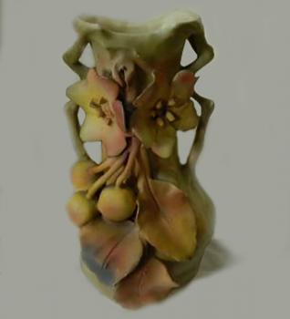 Vase aus Porzellan - Steingut - 1910 Vase aus Porzellan - Steingut - 1910