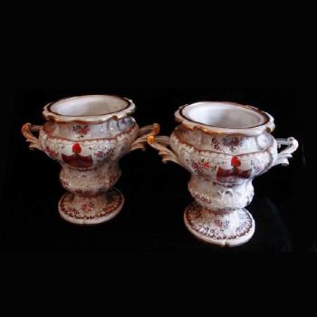 Paar Porzellanvasen - 1870 Paar Porzellanvasen - 1870