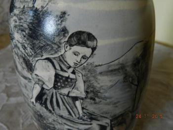 Vase aus Porzellan - weißes Porzellan - 1920 Vase aus Porzellan - weißes Porzellan - 1920