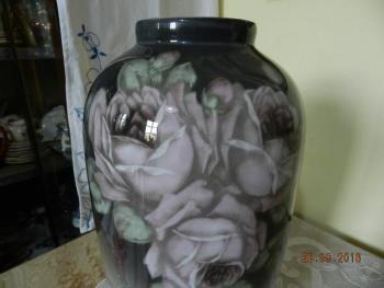 Vase aus Porzellan - weißes Porzellan - Eichwald Bohemia - 1915 Vase aus Porzellan - weißes Porzellan - Eichwald Bohemia - 1915