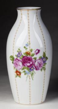 Porzellan Vase - glasiertes Porzellan, bemaltes Porzellan - Rosenthal - 1930