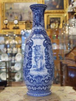 Porzellan Vase - weißes Porzellan - 1870